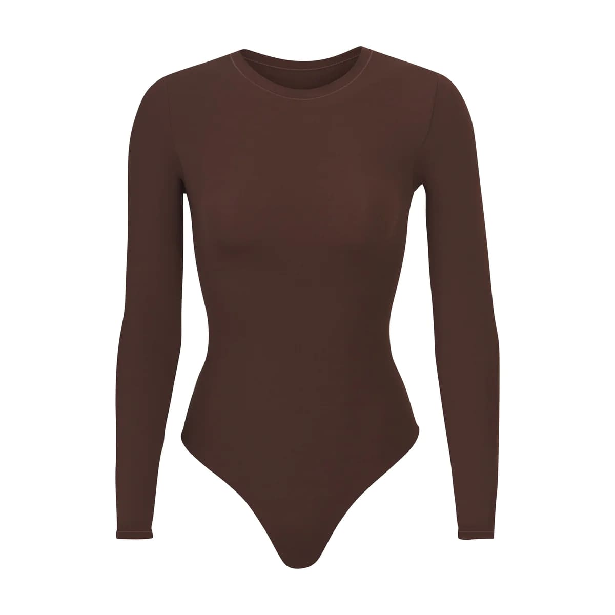 FITS EVERYBODY LONG SLEEVE CREW NECK BODYSUIT