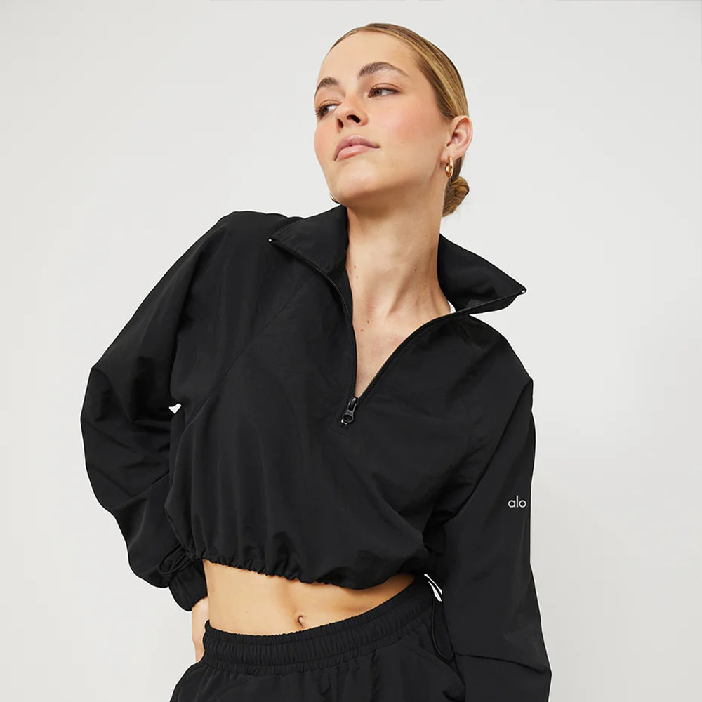 CROPPED 1/4 ZIP ALUMNI PULLOVER