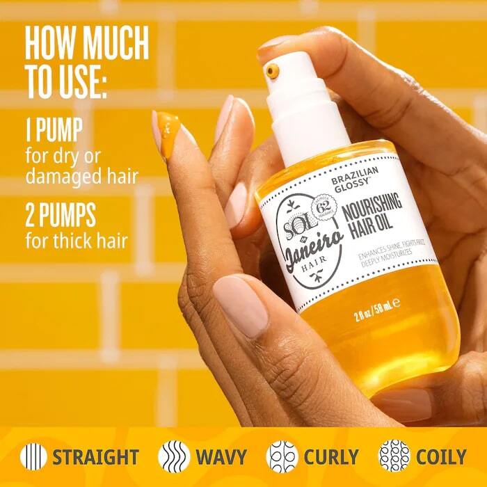 BRAZILIAN GLOSSY NOURISHING HAIR OIL