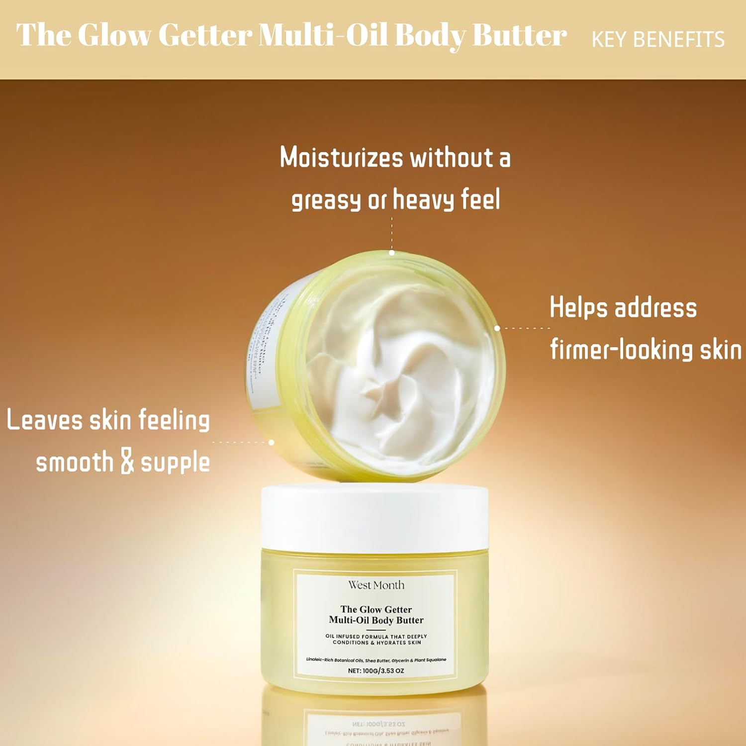 THE GLOW GETTER MULTI-OIL BODY BUTTER