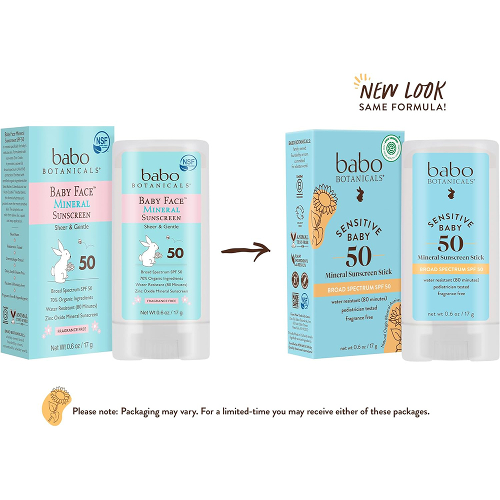 SENSITIVE BABY MINERAL SUNSCREEN STICK SPF 50