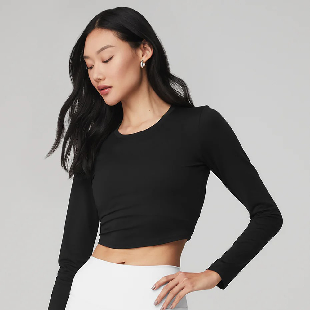 ALOSOFT CROP FINESSE LONG SLEEVE