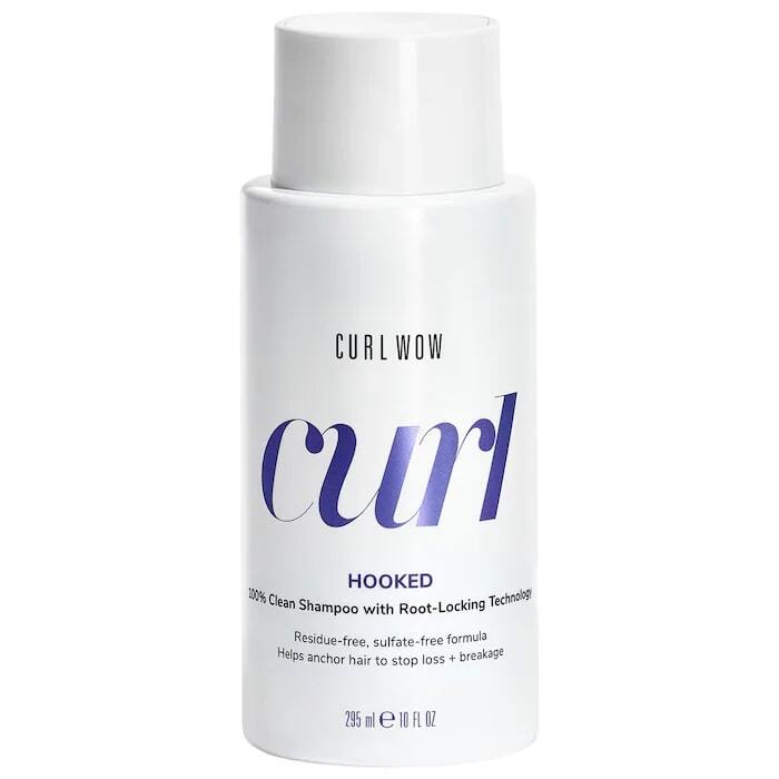 CURL WOW HOOKED 100% CLEAN SHAMPOO WITH ROOT-LOCKING TECHNOLOGY