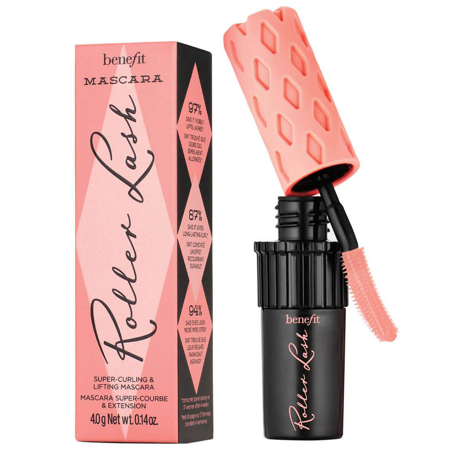 ROLLER LASH LIFTING AND CURLING MASCARA