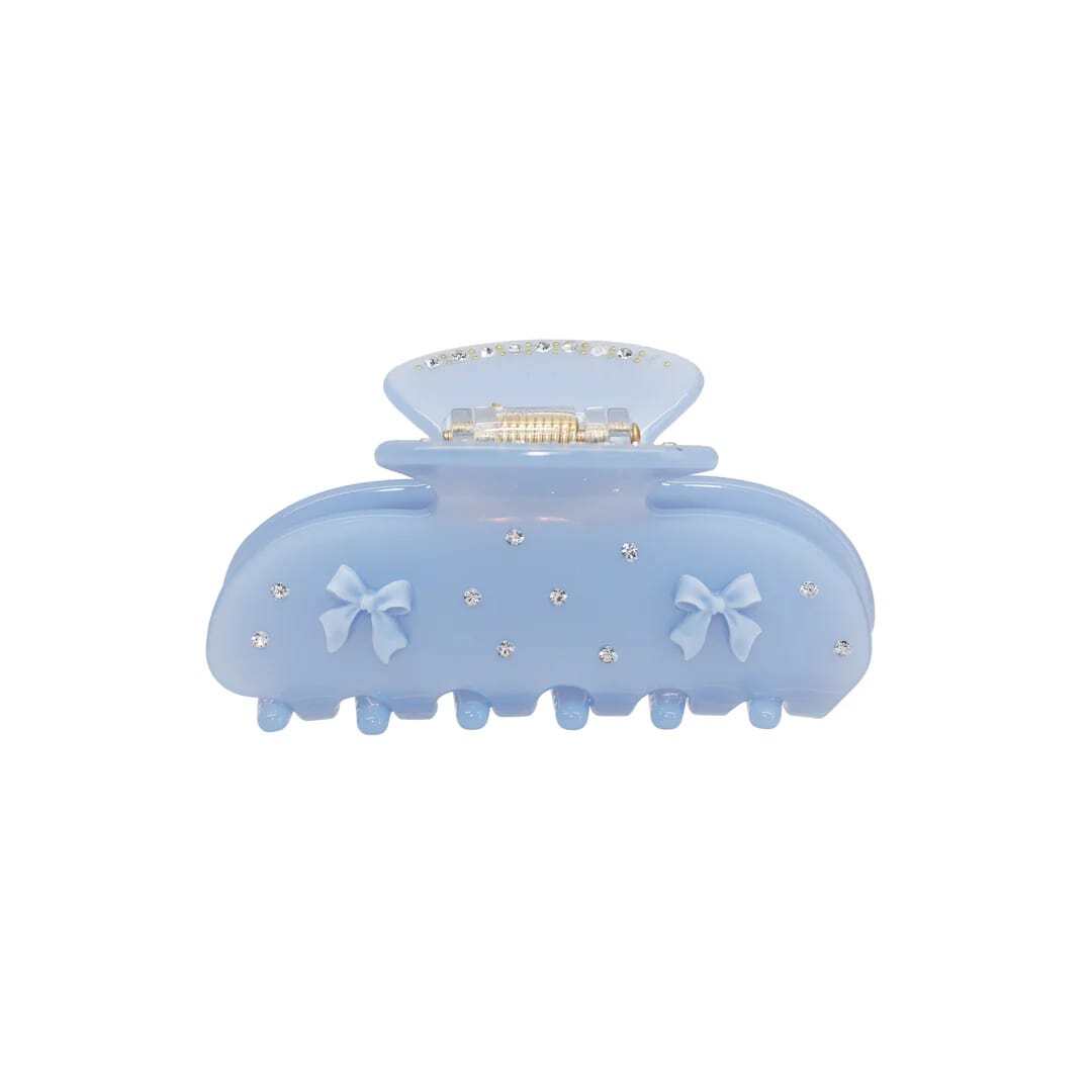 SWEETHEART CLIP IN BLUE RIBBON