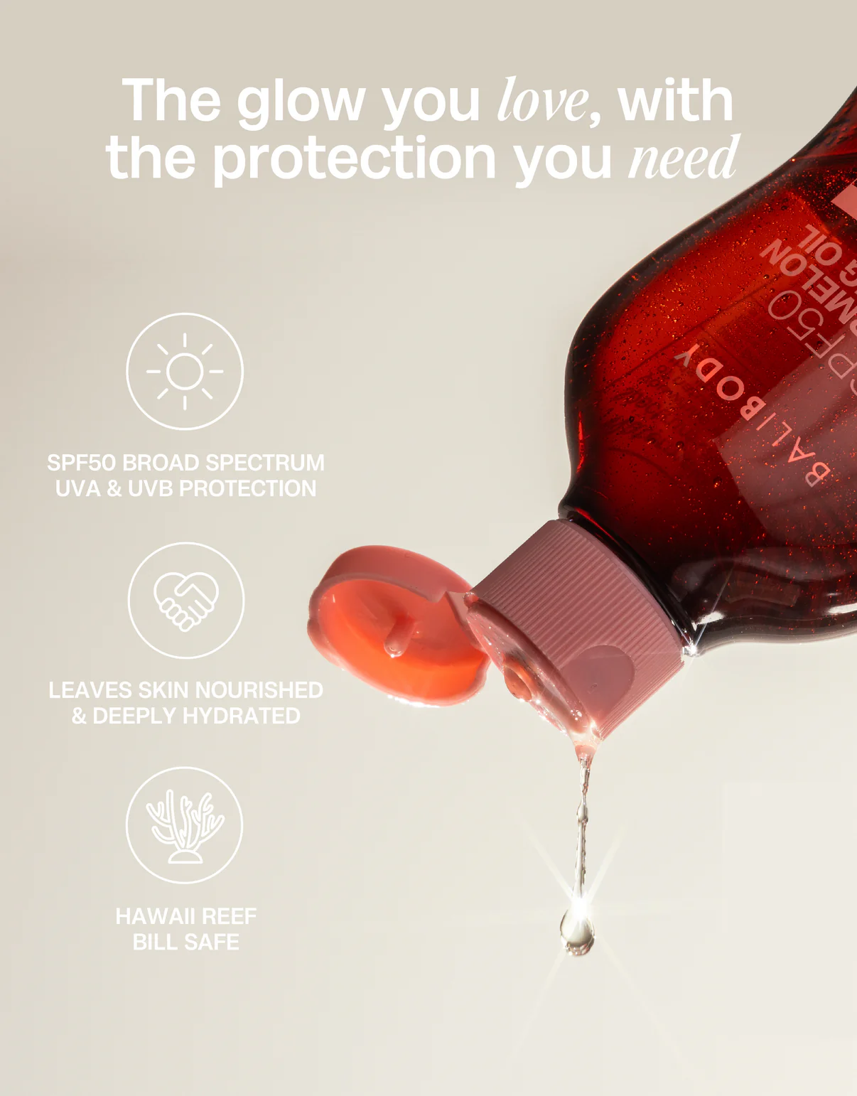 BODY WATERMELON TANNING OIL SPF 50