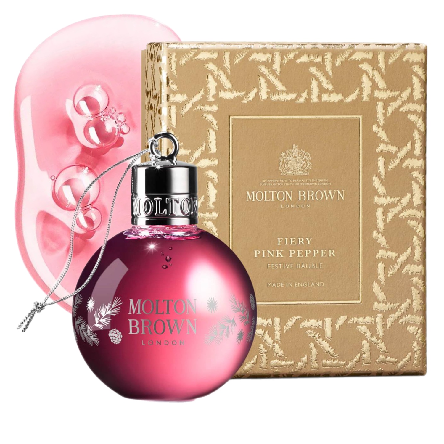 FESTIVE BAUBLES FIERY PINK PEPPER