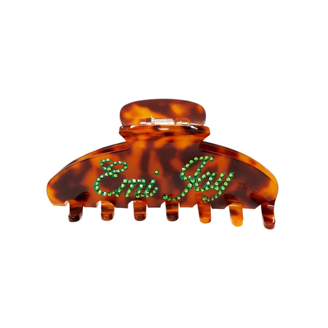 CUSTOM BIG EFFING CLIP IN TORTOISE