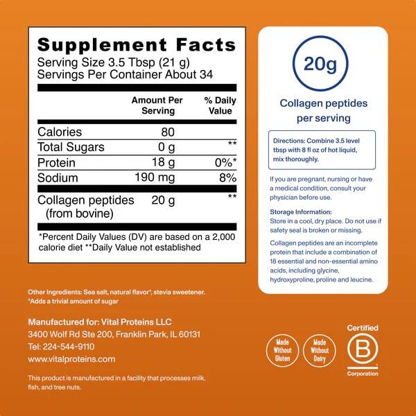 SALTED CARAMEL COLLAGEN PEPTIDES