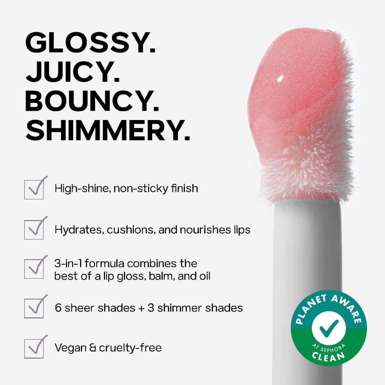 GLOSSYBOUNCE HIGH-SHINE HYDRATING LIP GLOSS OIL