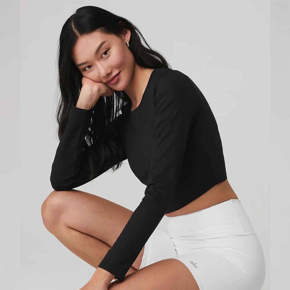 ALOSOFT CROP FINESSE LONG SLEEVE