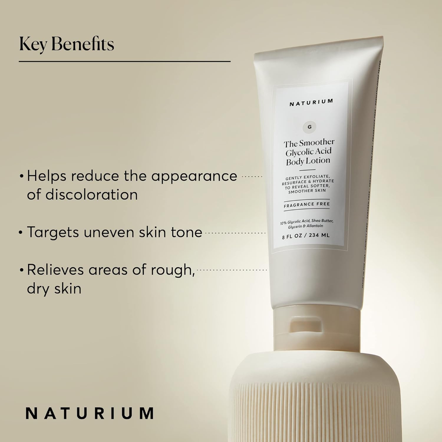 THE SMOOTHER GLYCOLIC ACID EXFOLIATING BODY LOTION