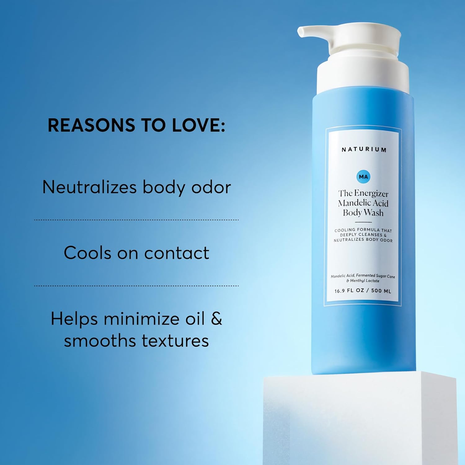 THE ENERGIZER MANDELIC ACID BODY WASH