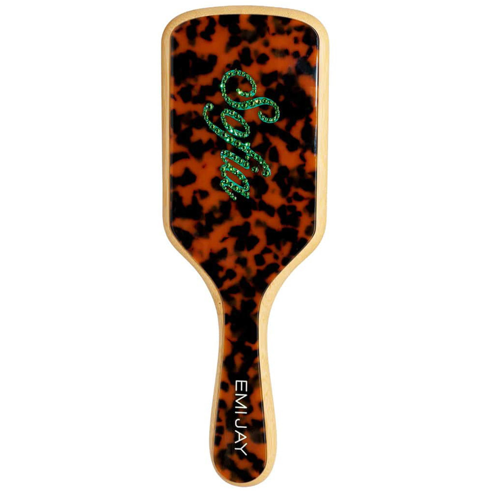 CUSTOM PADDLE BRUSH IN TORTOISE