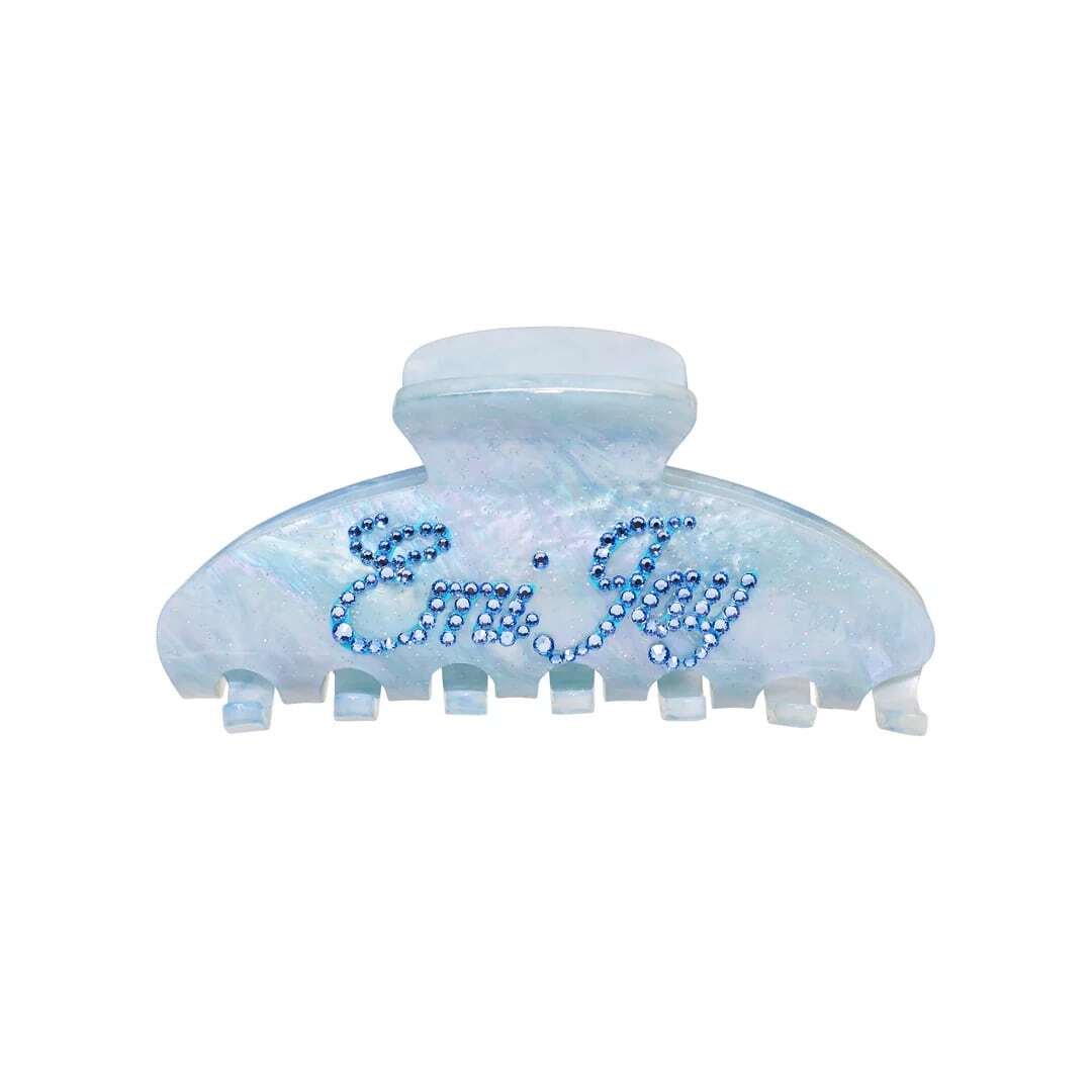 CUSTOM BIG EFFING CLIP IN BLUE SUGAR