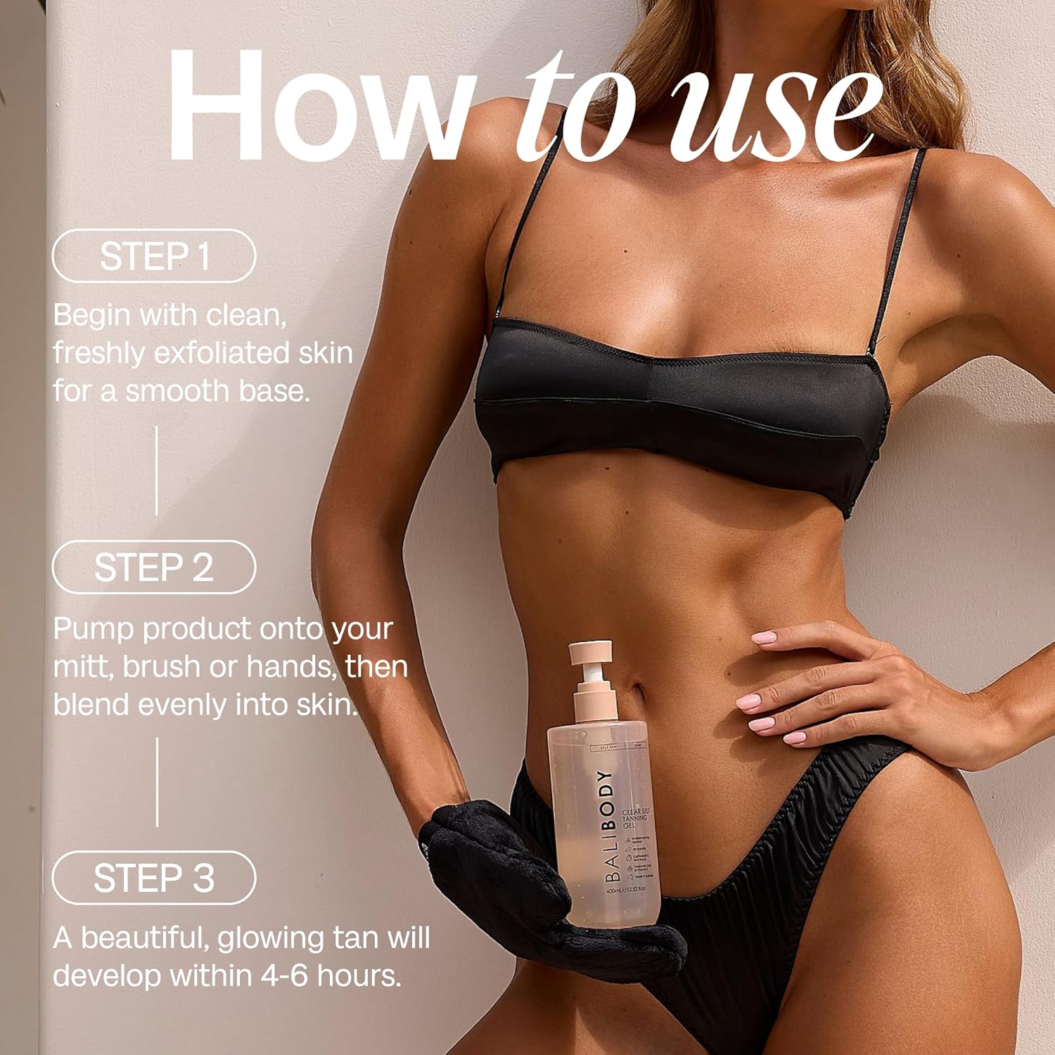 CLEAR SELF TANNING GEL