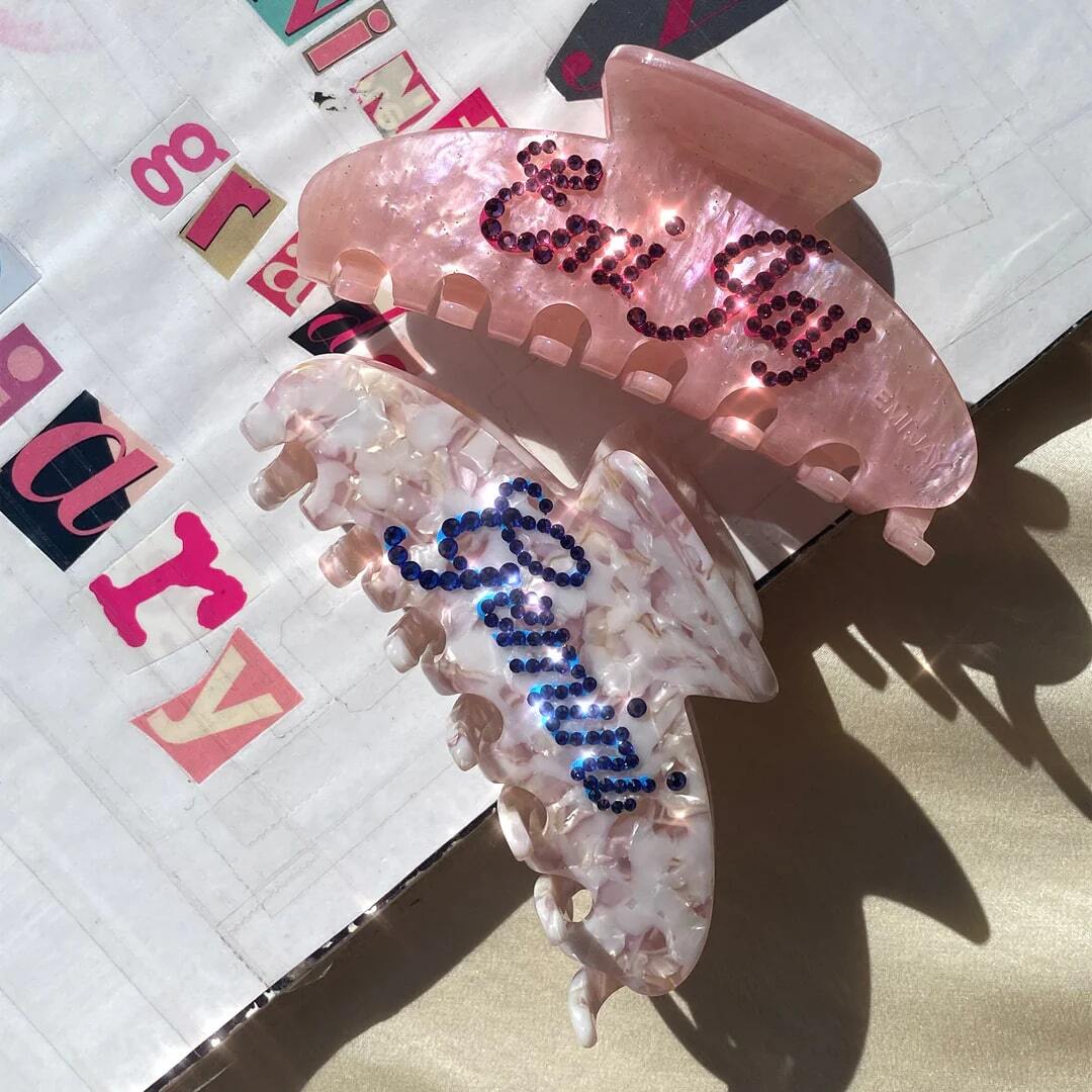 CUSTOM BIG EFFING CLIP IN TORTOISE