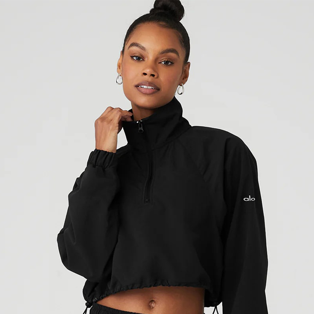 CROPPED 1/4 ZIP ALUMNI PULLOVER